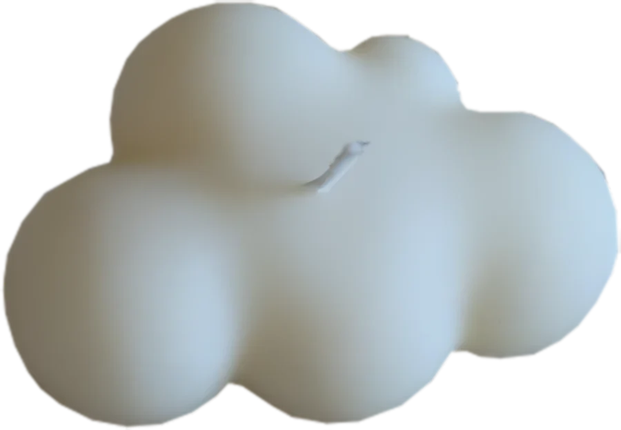 Heavenly Glow, cloud candle