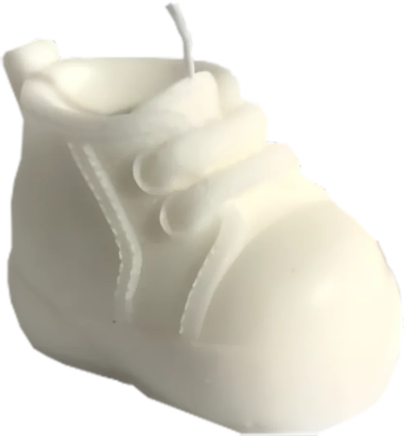 Twinkle Toes, baby shoe candle
