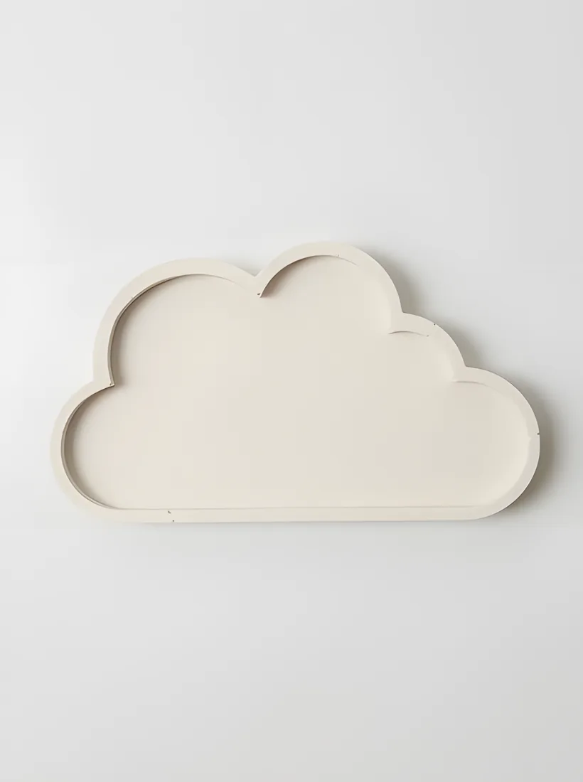 Cloud Tray, cloud-shaped concrete tray